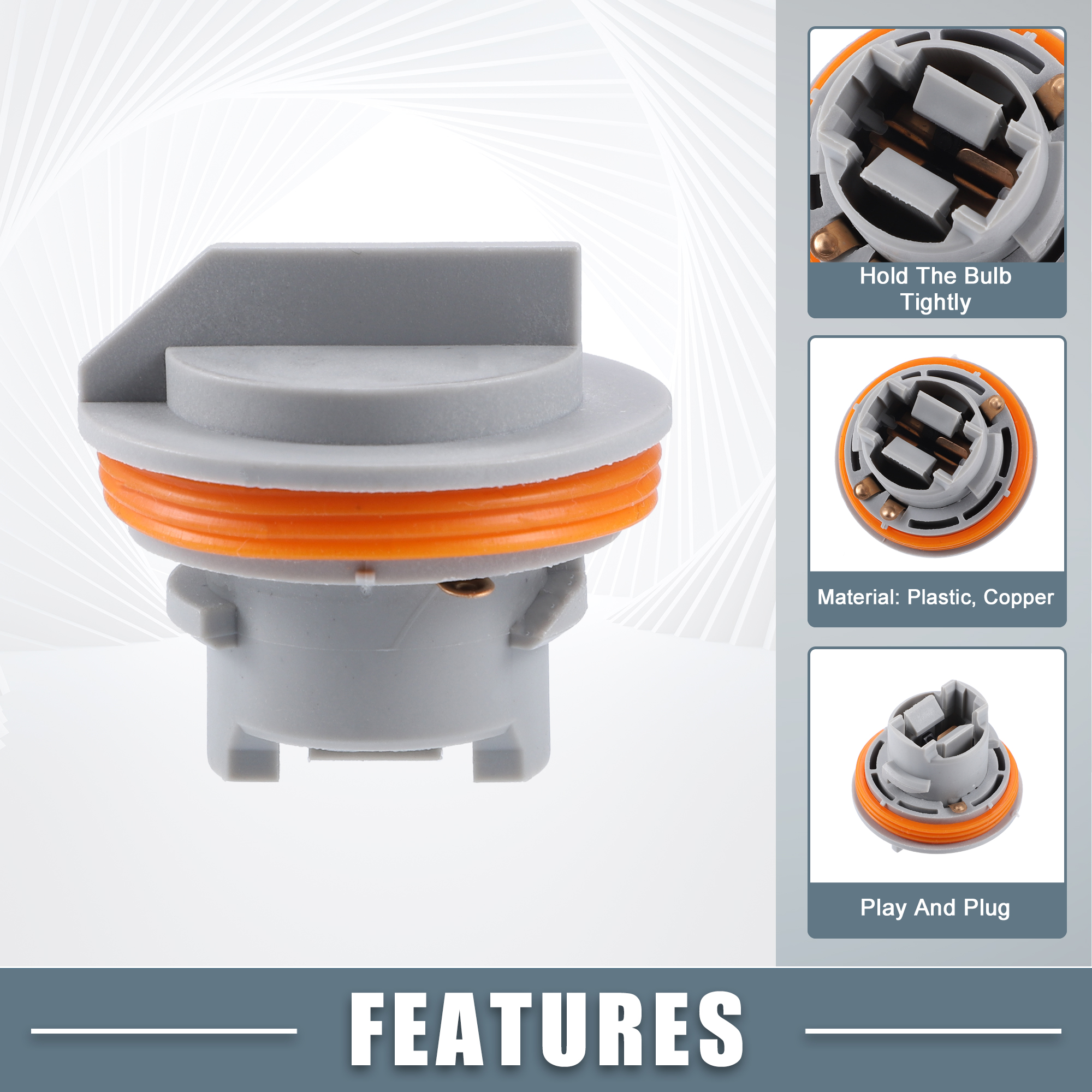 Unique Bargains Tail Lamp Light Bulb Socket 4676589 for Dodge Durango 2001-2003