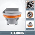 thumbnail image 3 of Reemplazo del soporte del zócalo del tablero de la bombilla de la luz trasera del coche 4676589 para Dodge Durango 2001-2003 para Jeep Grand Cherokee 2001-2004, 3 of 7