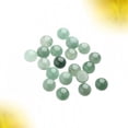 thumbnail image 4 of 20pcs 1.2CM Crystal Time Sticker Round Glass Patch Supplies for Jewelry Craft Making (Light Green), 4 of 9