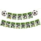 thumbnail image 1 of KAKOWELY Decoración de pancartas de fútbol para cumpleaños de niños, pancartas decorativas, suministros para fiestas, pancartas de fútbol, 1 of 4