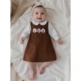 thumbnail image 6 of BemeyourBBs Toddler Baby Girl Thanksgiving Outfit Tops and Turkey Dress 2 Pcs Set, 6 of 9