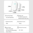 thumbnail image 2 of EIMELI WiFi Door and Windows Sensor Magnets Smart Phone APP Control Doorbell Compatible with Alexa Google Assistant,Wireless Security Alarm Door Open Chime for Home Bussiness Burglar Alert, 2 of 7