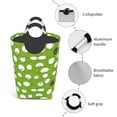 thumbnail image 4 of Bingfone Funny Sheep Doing Yoga Laundry Hamper,Large Canvas Fabric Lightweight Storage Basket Toy Organizer Dirty Clothes Collapsible, 4 of 6