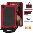 thumbnail image 2 of FIEWESEY for TCL Tab 10.1 inch FHD Case,Heavy-Duty Shockproof Kids Friendly Rugged Protective case for TCL Tab 10s 10.1 inch FHD Android 10 Tablet/TCL Tab 10s 10.1 inch FHD Model:9081X (Red/Black), 2 of 6