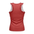 thumbnail image 6 of XIAONU Ruffle Racerback Tank Top for Women Sleeveless Athletic Workout Active Top, 6 of 7