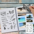 thumbnail image 1 of Patron de Collage Répété Transparent, Oiseaux Pattern Clair Artisanat Collections pour Scrapbook Card Making Journal, 1 of 8