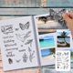 thumbnail image 3 of Sello Transparente Patrón de pájaro e Insecto Sello de Goma Transparente Troquel Transparente para Tarjetas de álbum de Fotos DIY Colecciones de Manualidades Amonsee No, 3 of 5