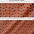 thumbnail image 2 of Soimoi Cotton Poplin Fabric Waves,Whale & Dolphin Ocean Printed Fabric 1 Yard 56 Inch Wide, 2 of 7