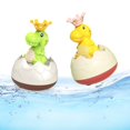 thumbnail image 3 of Juguete de ducha de dinosaurio de agua para niños pequeños, rociador de baño, juguete de bañera, juguete de baño flotante, E65D, 3 of 4