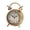 Golden, variant on MODE HOME Antique Gold Table Clock for Living Room Decor, Rustic Farmhouse Desk and Shelf Clock, Silent Non-Ticking Mantel Clock for Bedroom, Living Room, Kitchen, Battery Operated