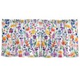 thumbnail image 7 of Yayeee Kitchen Curtains Tier Set of 2 Light Filtering 57"x24" Over Sink Window Panels, Purple Wildflower Pattern, 7 of 7