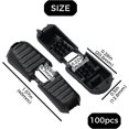 thumbnail image 2 of 100pcs Zipper Pulling Rope Lock End Piece Zipper Clip Buckle Head Plastic Zippers Ropes Stopper Ropes Cap Making Kit Quick Unbound Lace Ironman Triathlon Running Shoes, 2 of 6