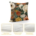 thumbnail image 4 of Creowell Boho Flower Abstract Pillow Covers Market Throw Pillows, Mid Century Outdoor Pillowcase Colorful Pictures Colorful Plant Cushion Case Decor for Home Sofa Couch Bed PC-04 zipper closure White, 4 of 5
