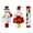 Multicolor, variant on Costeam 3 Pieces 12X6 In Christmas Refrigerator Door Knob Gloves, Santa Snowman Pattern Handle Cover, Kitchen Appliance Decor, Protective Durable