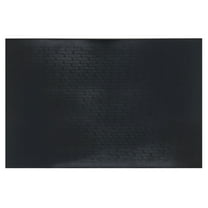 SuperMats - GymMat - Super Heavy Duty Quality - Commercial Grade Solid Vinyl - Home Gym Mat, Black, 48" x 72"