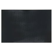 SuperMats - GymMat - Super Heavy Duty Quality - Commercial Grade Solid Vinyl - Home Gym Mat, Black, 48" x 72"