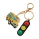 thumbnail image 1 of Llavero con colgante de autobús escolar, acrílico, semáforo, para bolso, mochila, bolso, llaves de coche, cartera, decoración, 1 of 8