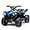 Blue, variant on Jojoka 6V Kids ATV Ride on Car, Battery Powered Electric Ride on Toys for Toddlers with LED Lights, Music, Forward/Backward & Wear-Resistant Wheels, for 2-5 Years Old Boys & Girls, Red