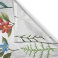 thumbnail image 3 of Ambesonne Plant Kitchen Curtains, Exotic Flowers and Ferns, 55"x39", Multicolor Fern Green, 3 of 3