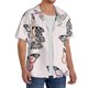 thumbnail image 2 of Balery Beautiful Butterfly Camisa Casual de Manga Corta con Botones para Hombre, Texturizada, Estilo Cubano, para Playa, Verano-XX-Large, 2 of 5