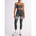 thumbnail image 1 of Targeted Middle east Spring, Summer, autumn and Winter New Bra and Leggings Set, 2-in-1 with Built-in Cup Pad, Casual 9/4 Length Tights, Leopard Print Seamless Comfortable Slim Fit outfit, 1 of 8