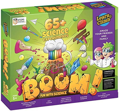 21 Experiments Science Set Learn & Climb Science Kit for Kids Hours of Fun. 