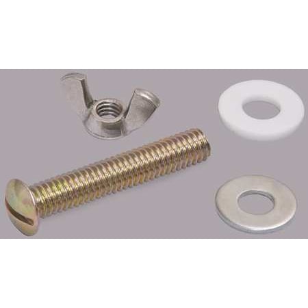 Hardware Metal Plate - CENTOCO GR802-HARDWARE Toilet Seat Hardware, Plated Metal