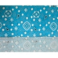 thumbnail image 3 of Bandana Turquoise Poly Cotton 58 Wide Fabric by The Yard (F.E., 3 of 5