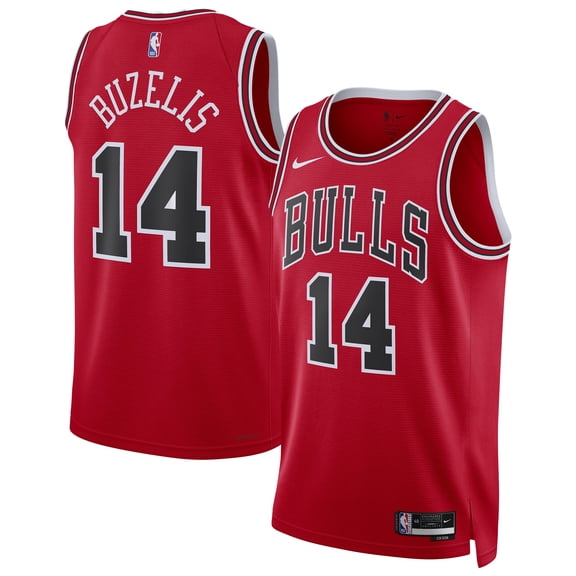 Unisex Nike Matas Buzelis Red Chicago Bulls Swingman Player Jersey - Icon Edition