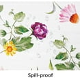 thumbnail image 5 of Oval Spring Floral Tablecloth - Modern Flower Design, Indoor/Outdoor Waterproof Wrinkle Free Durable for Oval Tables 60 X 120 in, 5 of 6