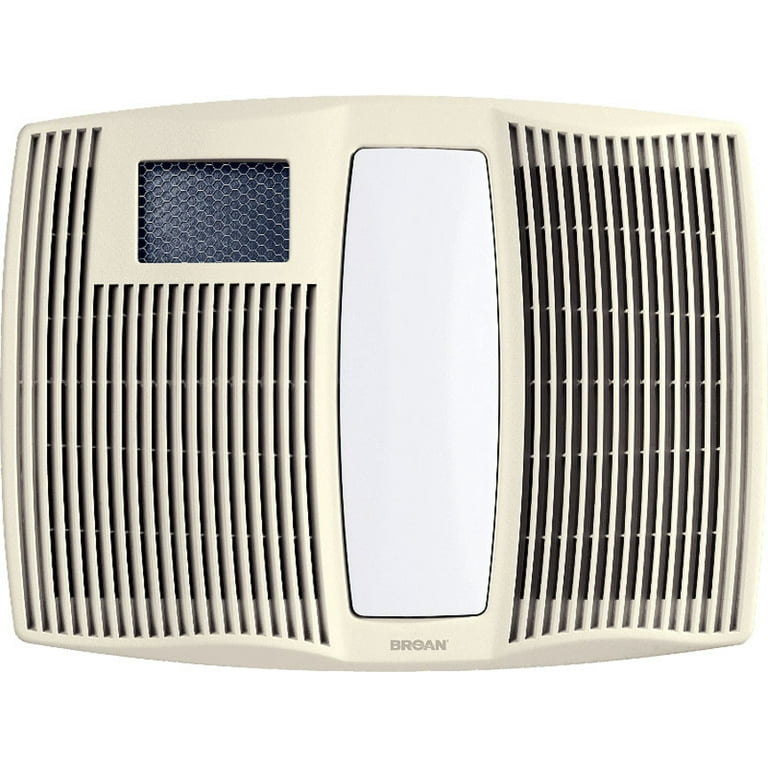 Nutone Ultra Silent 110 Cfm Ceiling Exhaust Fan With Light And Heater ...