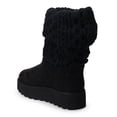 thumbnail image 3 of SO® Women's Charmaine Sweater Boots Color: Chestnut Size: 9, 3 of 4
