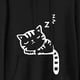 thumbnail image 4 of Adorable Cat Printed Hoodie Jersey suelto de moda Suéter de manga larga para mujer Dama (Negro Talla XL), 4 of 7