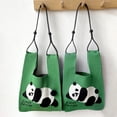 thumbnail image 5 of POINTERTECK Sac Tricoté Panda Polyvalent Sac Fourre-Tout Tricoté avec Design Panda Mignon Portable Lavable Réutilisable Organisateur de Courses, 5 of 5