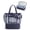 Navy, variant on Beach Bag for Women, Mesh Tote Bags with Zipper, Sandproof Vacation Essentials with Cooler for Swim Cruise Pool