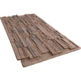 thumbnail image 4 of Ekena Millwork 48 5/8"W x 24 3/4"H x 1 1/4"D Cascade Stacked Stone, EverStone Faux Stone Siding Panel, Orchard Cliff, 4 of 9