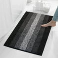 thumbnail image 4 of MERILER Chenille Absorbent Bathroom Rug - Non-Slip, Quick Drying, and Decorative for Home Entrances and Shower Rooms, 4 of 7