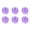 Purple, variant on WINDLAND 6Pieces Random Color Protein Shaker Balls For Perfectly Blending Protein Drink