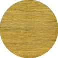thumbnail image 1 of Ahgly Company Machine Washable Indoor Round Abstract Sedona Brown Area Rugs, 8' Round, 1 of 7
