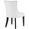 thumbnail image 5 of Modway Marquis 20.5" Solid Rubberwood and Vinyl Dining Chair in White (Set of 4), 5 of 7