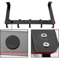 thumbnail image 4 of Over The Door Coat Rack For Bedroom &amp; Living Room, Noiseless Heavy Duty Hooks, Easy Installation With Sponge Pad Protection, Double Layer Design, Sturdy Metal Construction,, 4 of 5