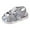 Grey, variant on LNMQLPDBS Baby Summer Shoes with Cute Cartoon Car Closed Toe Outdoor Casual Summer First Walkers Shoes Non-Slip Breathable Beach Shoes Soft Sole Sandals for Baby Boys Going Out Grey 6-12 Months