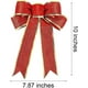 thumbnail image 2 of 10 Piezas De Lazos De Cinta Con Purpurina Para Árbol De Navidad, Adornos Colgantes Para Árboles De Navidad Para Decoraciones Navideñas, 10 Por 8 Pulgadas, 2 of 5