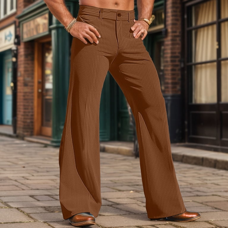 brown corduroy dress pants J. Peterman Men's Plush 8-Wale Corduroy Pants main image 0