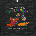 thumbnail image 4 of Inktastic There's No Party Like Mardi Gras With Partying Seafood Women's T-Shirt, 4 of 5