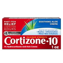 Cortizone 10 Soothing Aloe Creme 1 ounce Tube Flexible Packaging