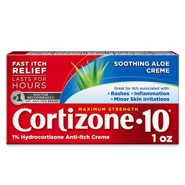Cortizone 10 Soothing Aloe Creme 1 ounce Tube Flexible Packaging