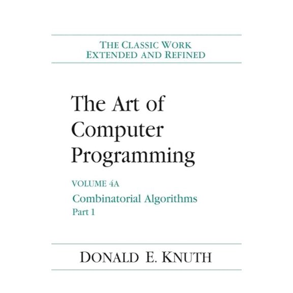 Pre-Owned The Art of Computer Programming: Combinatorial Algorithms, Volume 4a, Part 1 (Hardcover) 0201038048 9780201038040