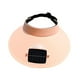 thumbnail image 5 of Sombrero con visera y , sombrero para con parte superior vacía, gorra de playa ajustable de moda para mujer Rosa, 5 of 8