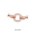 thumbnail image 4 of Jumpingount Botón de diamantes de imitación para fiesta, boda, vacaciones, decoración, collar de joyería, manualidades DIY, encontrar accesorios Ropa, zapatos y accesorios Miscelánea Oro rosa Jumpingount AP015985-03, 4 of 6